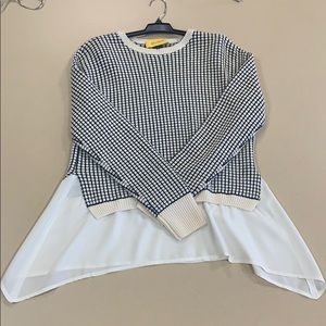 Patterned St. John Sweater Top